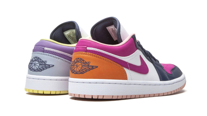 Air Jordan 1 Low SE WMNS 'Mismatched' (Purple/Magenta)