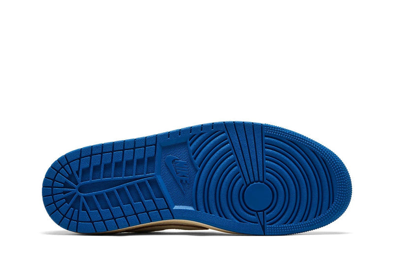 Fragment Design x Travis Scott x Air Jordan 1 Low OG SP 'Sail Military Blue'